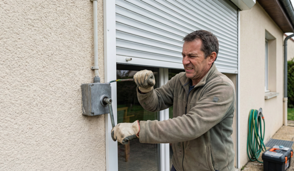How to Open an Electric Roller Shutter Manually